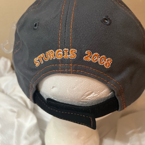 NWOT USA Biker Design Sturgi 2008 Hat - Picture 3 of 7